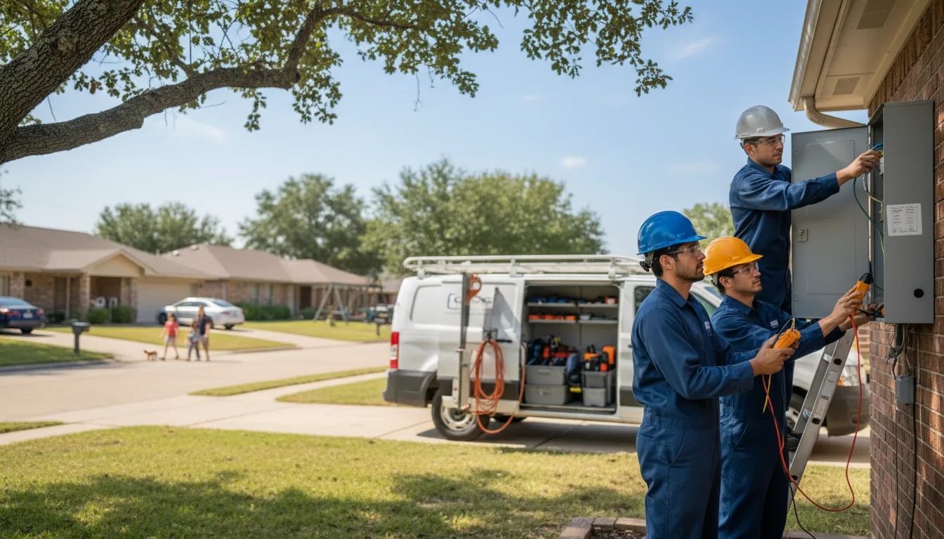 Certified electrician providing emergency electrical services in Oakland, AR